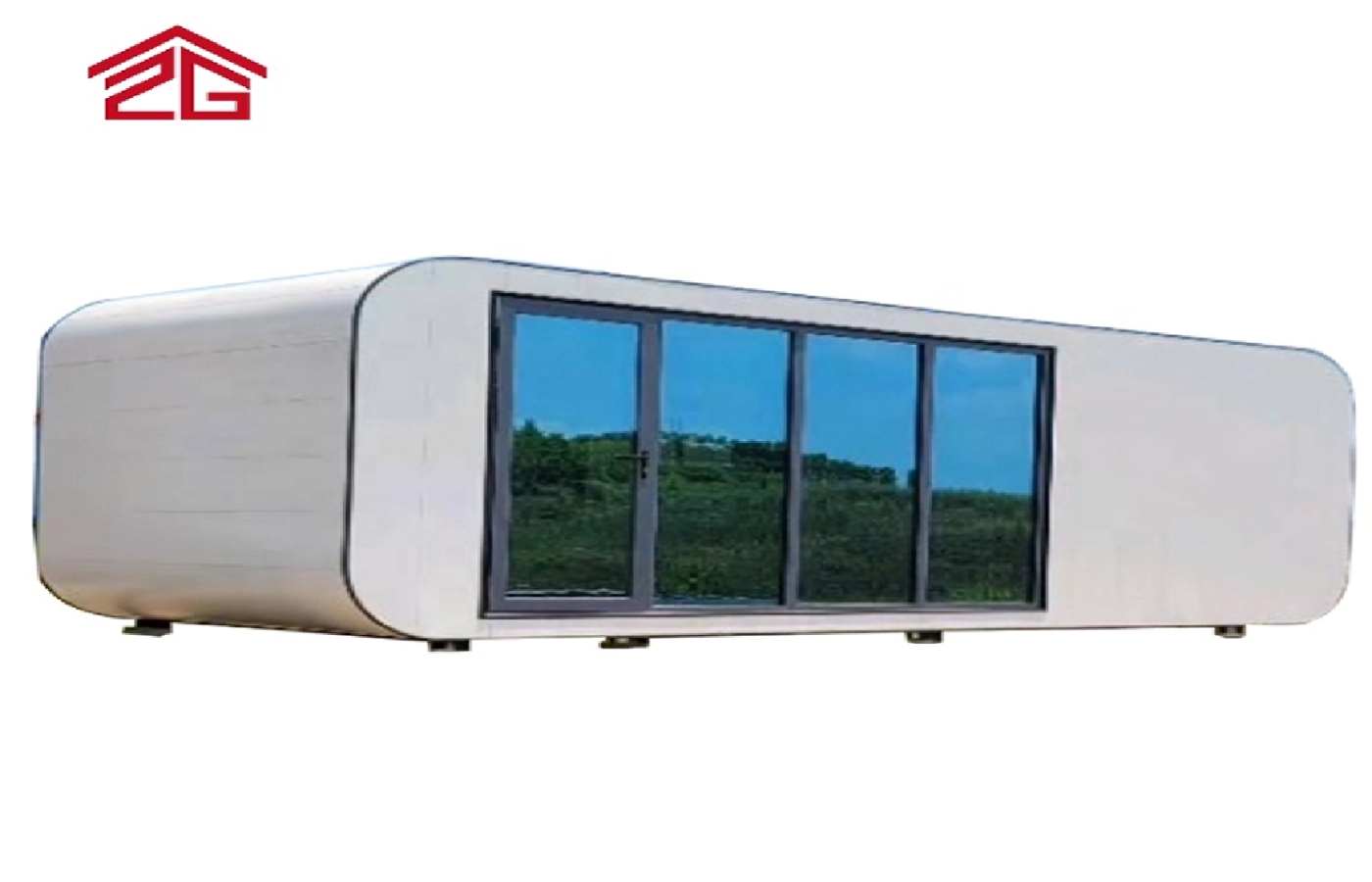 Rumah Kontena Apple Kabin Dua Lapisan Tersuai Kediaman Bergaya Rumah Kontena Apple Kabin Dua Lapisan Tersuai Kediaman Bergaya