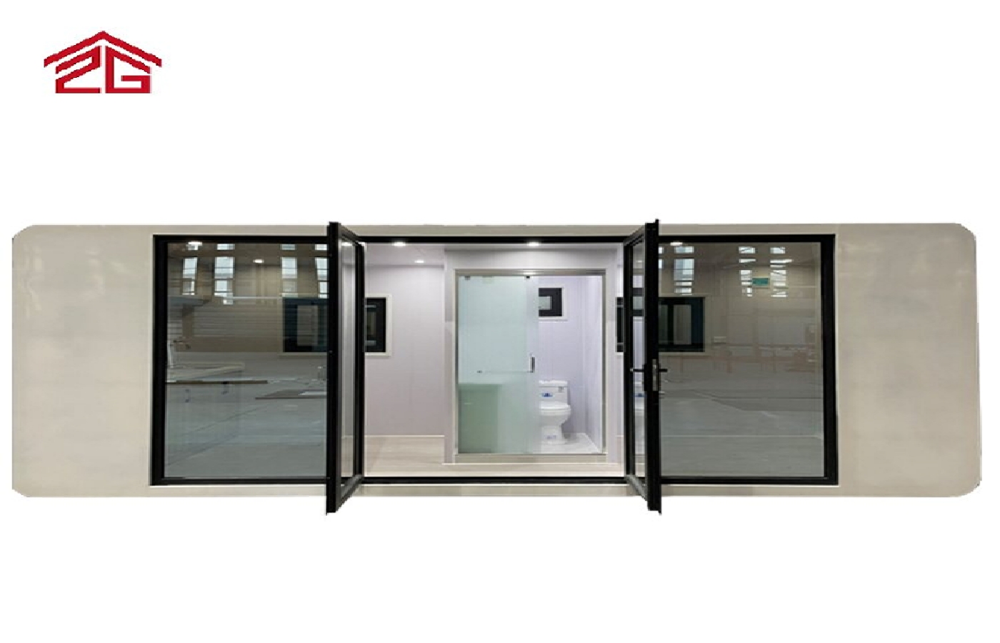 Rumah Kontena Apple Kabin Dua Lapisan Tersuai Kediaman Bergaya Rumah Kontena Apple Kabin Dua Lapisan Tersuai Kediaman Bergaya