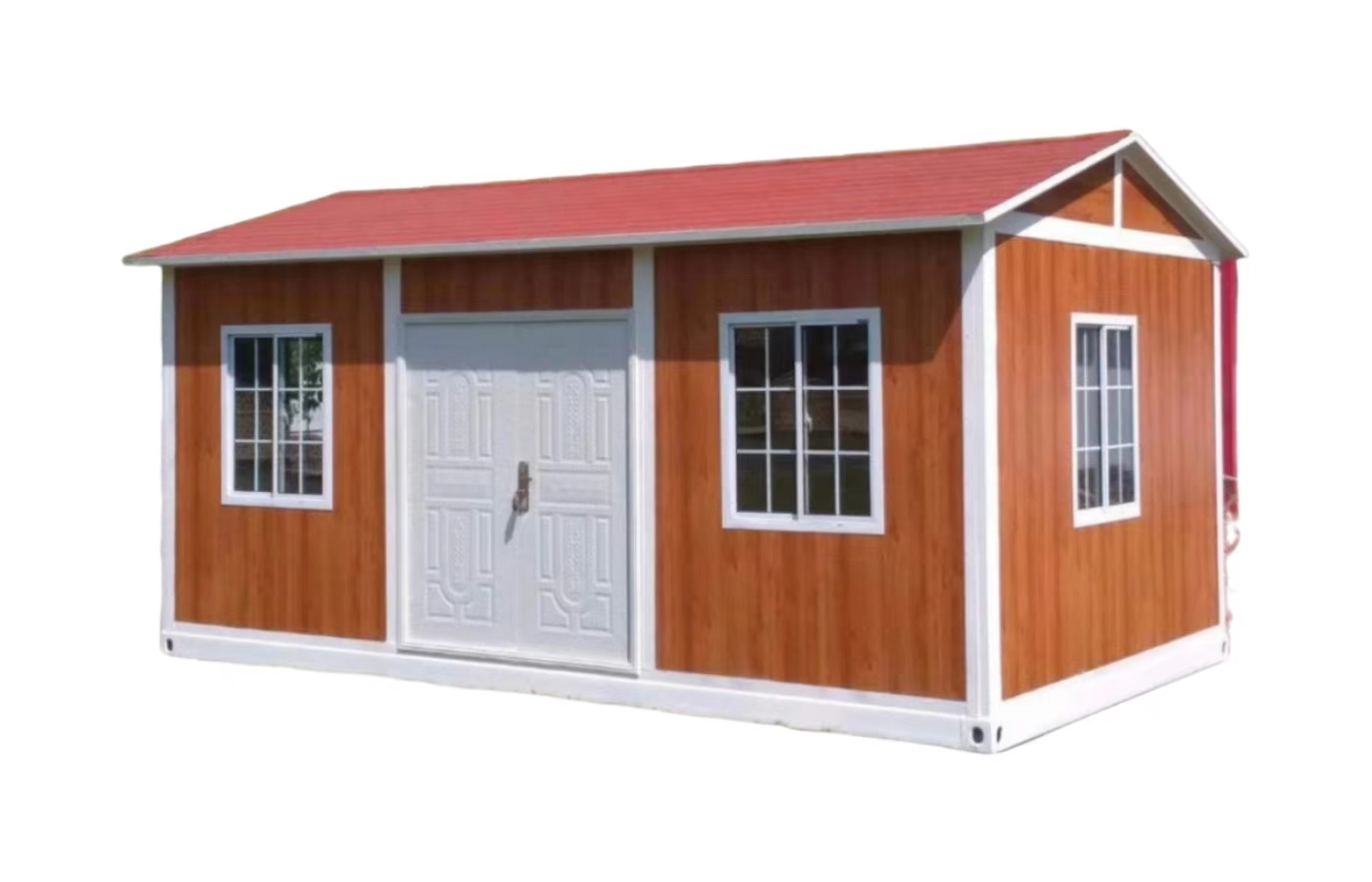 Kediaman Popular Rumah Kontena Tetap Reka Bentuk Moden 30 kaki Dengan Bumbung Berbumbung dan Bilik Mandi Kediaman Popular Rumah Kontena Tetap Reka Bentuk Moden 30 kaki Dengan Bumbung Berbumbung dan Bilik Mandi