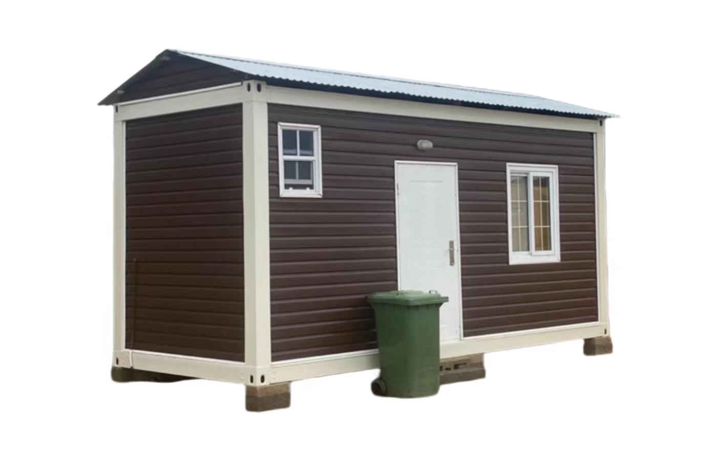 Kediaman Popular Rumah Kontena Tetap Reka Bentuk Moden 30 kaki Dengan Bumbung Berbumbung dan Bilik Mandi Kediaman Popular Rumah Kontena Tetap Reka Bentuk Moden 30 kaki Dengan Bumbung Berbumbung dan Bilik Mandi