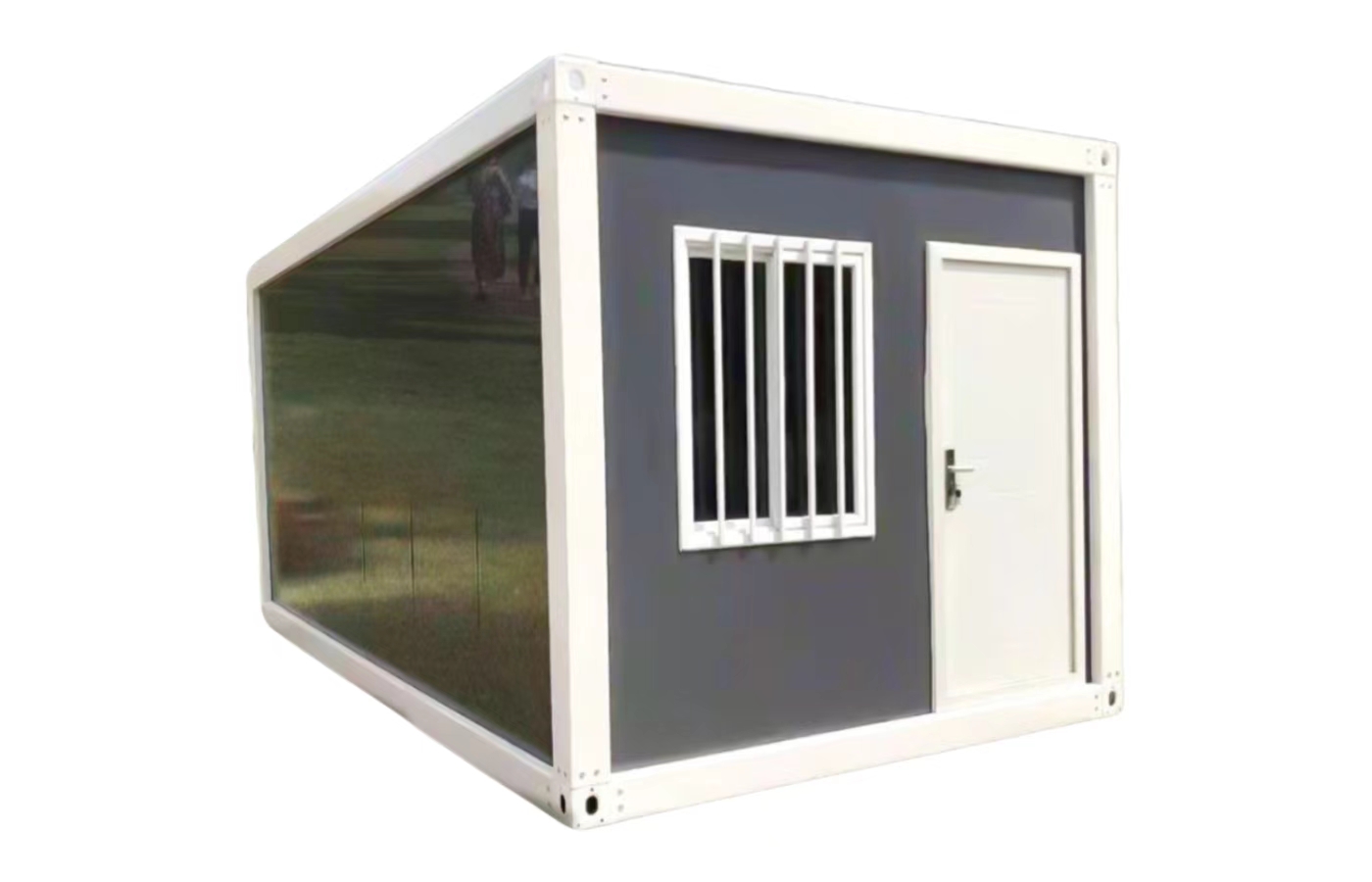 Kediaman Popular Rumah Kontena Tetap Reka Bentuk Moden 30 kaki Dengan Bumbung Berbumbung dan Bilik Mandi Kediaman Popular Rumah Kontena Tetap Reka Bentuk Moden 30 kaki Dengan Bumbung Berbumbung dan Bilik Mandi