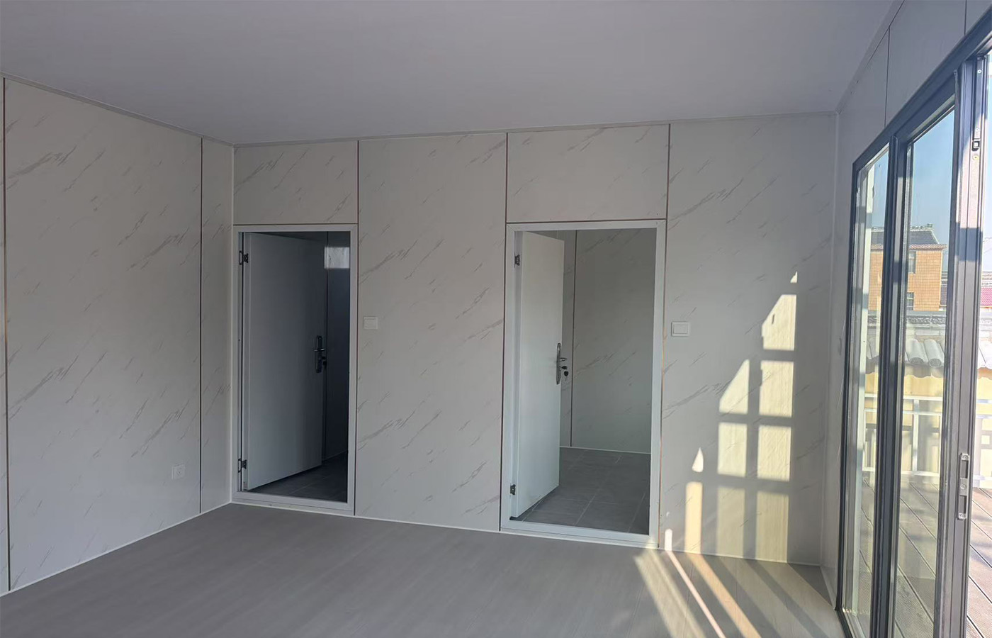 Rumah Prefab Tersuai Kilang 40 kaki Asrama Sementara Mudah Alih Atau Hotel Rumah Prefab Tersuai Kilang 40 kaki Asrama Sementara Mudah Alih Atau Hotel