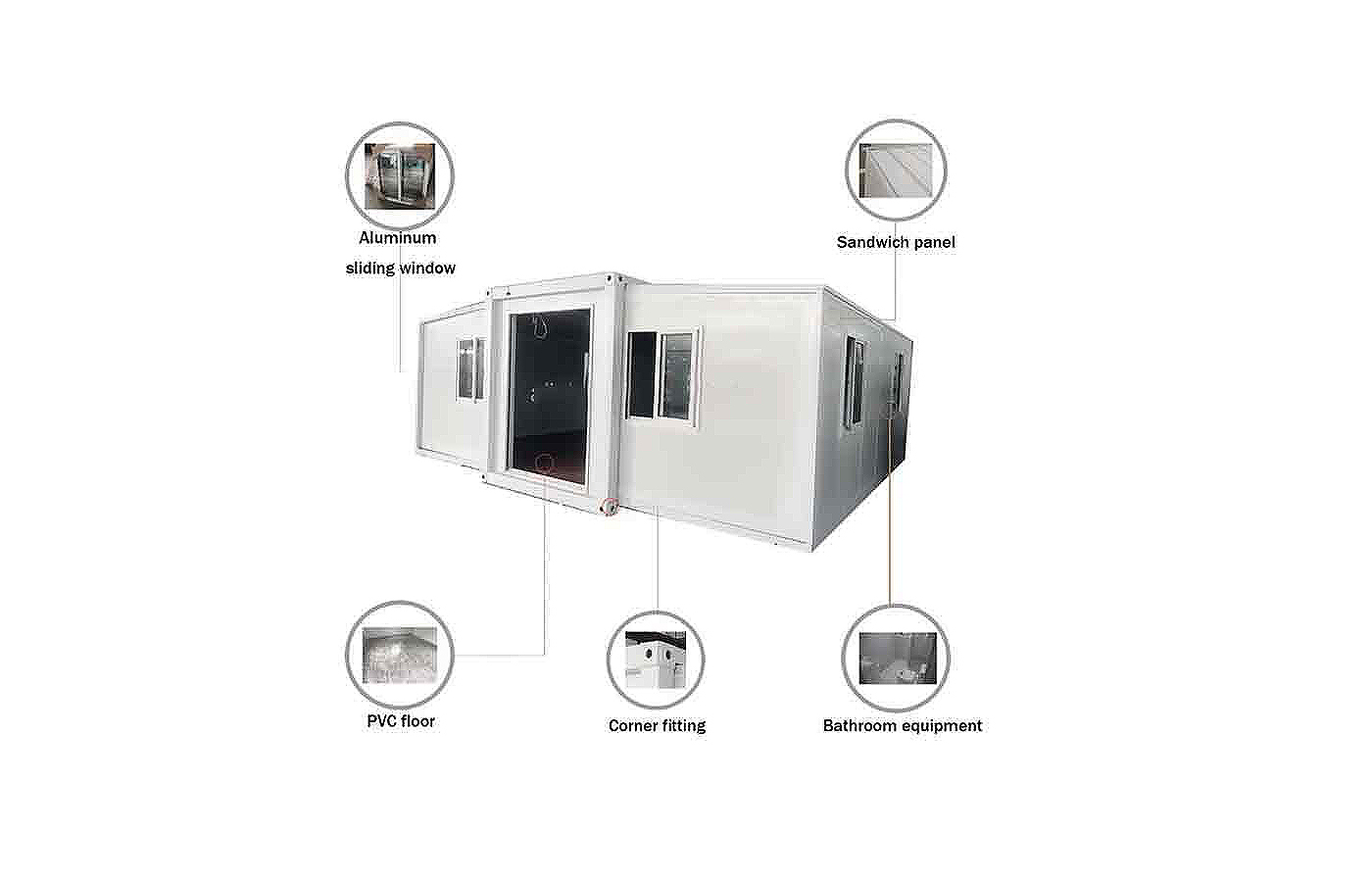 Bekas Boleh Dikembangkan 30 kaki Tinggi Mewah Tersuai Tinggi Dengan Plat Gusset Luaran Logam Bekas Boleh Dikembangkan 30 kaki Tinggi Mewah Tersuai Tinggi Dengan Plat Gusset Luaran Logam