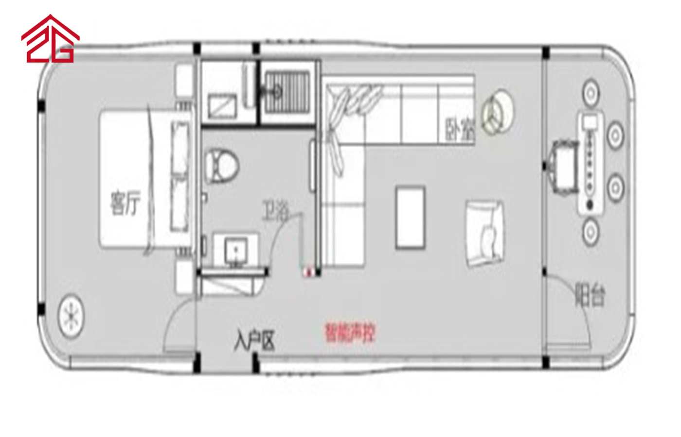 Rumah Kontena Apple Kabin Dua Lapisan Tersuai Kediaman Bergaya Rumah Kontena Apple Kabin Dua Lapisan Tersuai Kediaman Bergaya