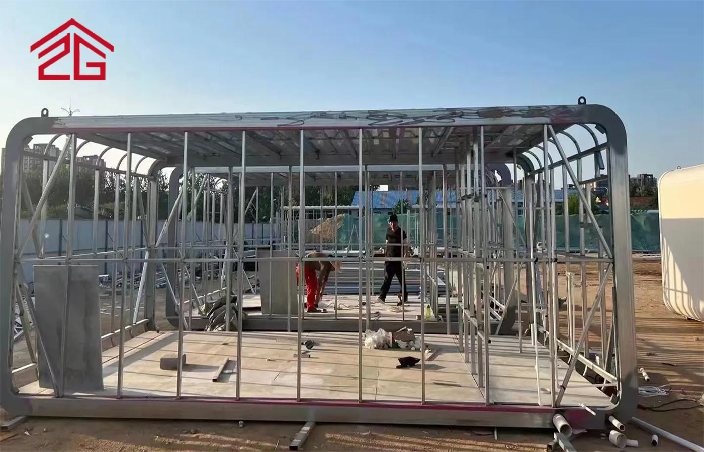 Rumah Kontena Apple Kabin Dua Lapisan Tersuai Kediaman Bergaya Rumah Kontena Apple Kabin Dua Lapisan Tersuai Kediaman Bergaya