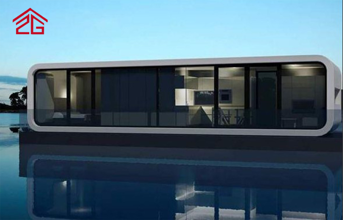 Rumah Kontena Apple Kabin Dua Lapisan Tersuai Kediaman Bergaya Rumah Kontena Apple Kabin Dua Lapisan Tersuai Kediaman Bergaya