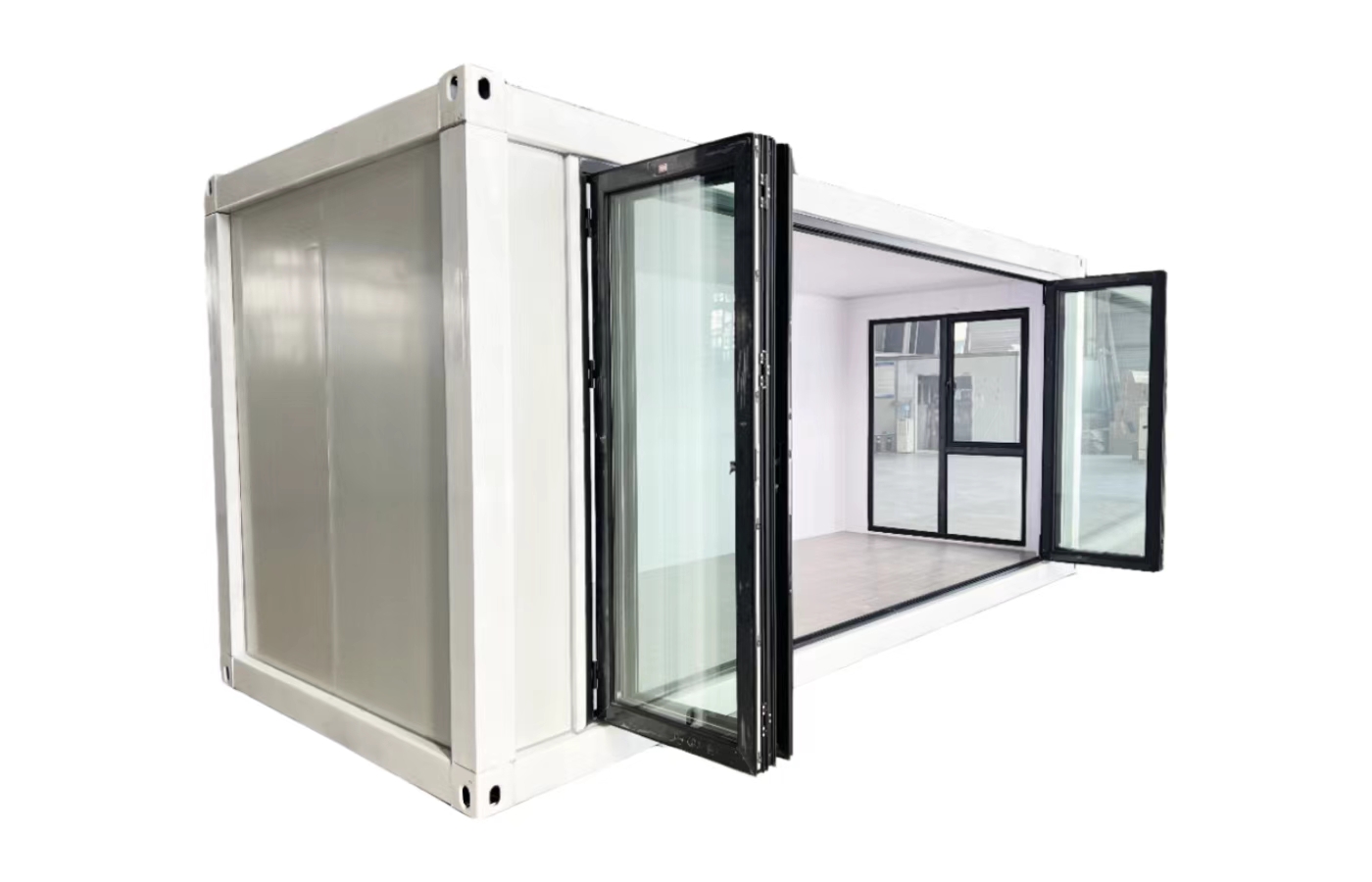 Kediaman Popular Rumah Kontena Tetap Reka Bentuk Moden 30 kaki Dengan Bumbung Berbumbung dan Bilik Mandi Kediaman Popular Rumah Kontena Tetap Reka Bentuk Moden 30 kaki Dengan Bumbung Berbumbung dan Bilik Mandi